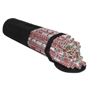 Wrapping Paper Storage Bag — Black