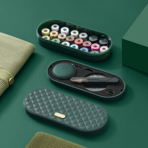 Compact Hand-Sewing Kit & Storage Case