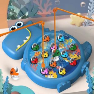 Dinosaur Fishing Game — 12 Fish & 2 Rods