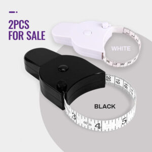 Retractable Metric Measuring Tapes — Set of 2