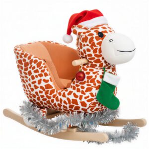 Giraffe Plush Rocking Chair with Sounds