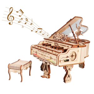 Piano Wooden Music-Box Model Kit