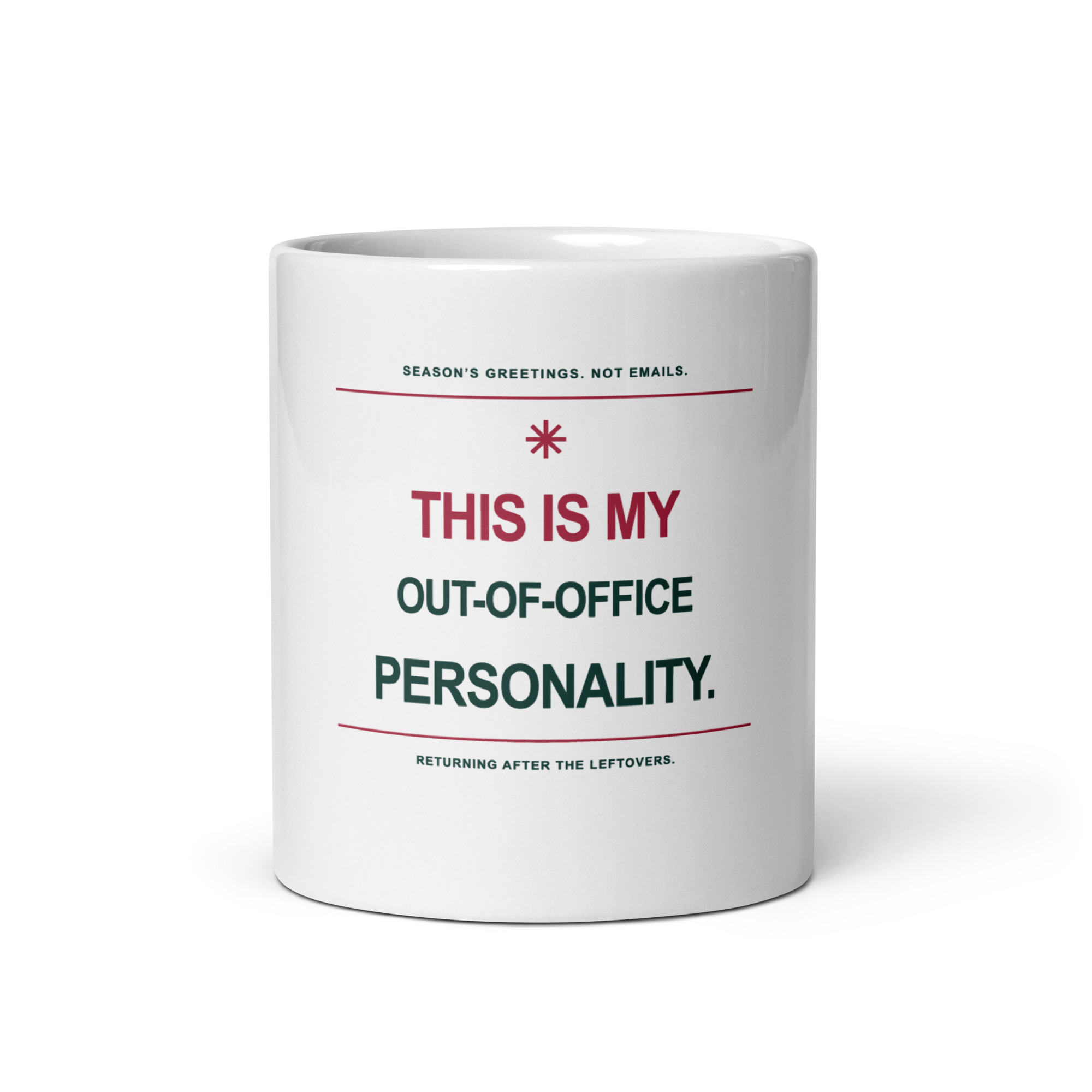 My Out-of-Office Personality — Christmas Mug, 11 oz